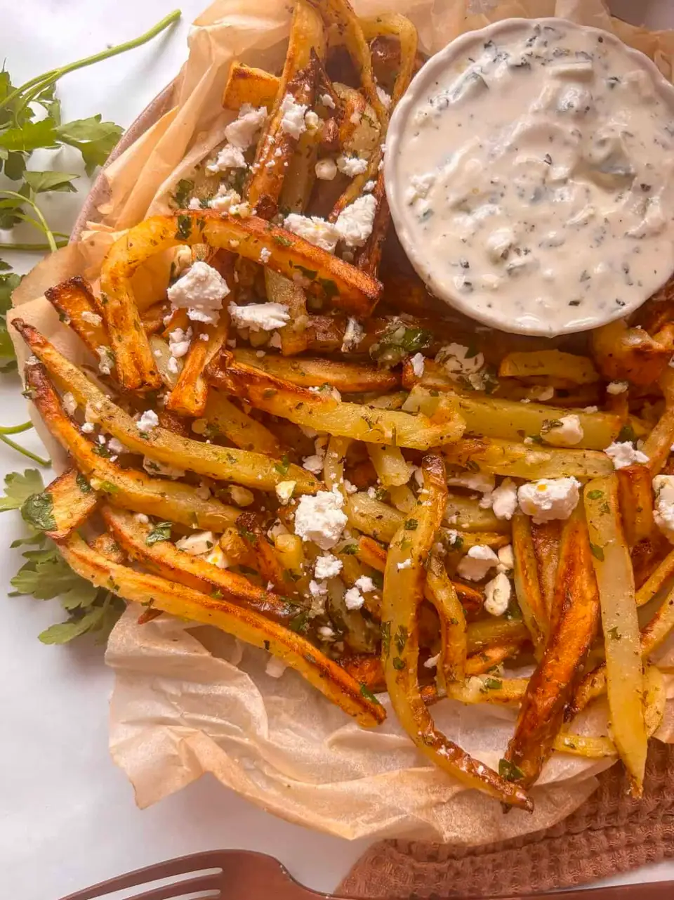 Greek Style French Fries