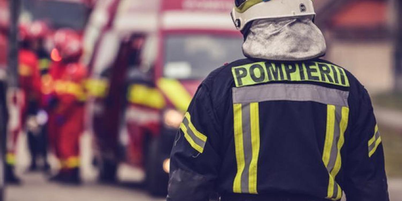 Incendiu în localitatea Juc-Herghelie, lângă parcul Tetarom III, în această dimineață