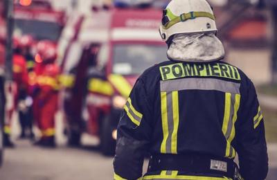 Incendiu în localitatea Juc-Herghelie, lângă parcul Tetarom III, în această dimineață