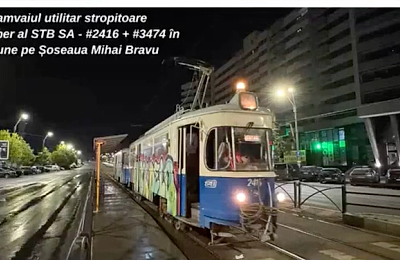 Secretul nopților din București: povestea tramvaiului-Stropitoare unic în lume
