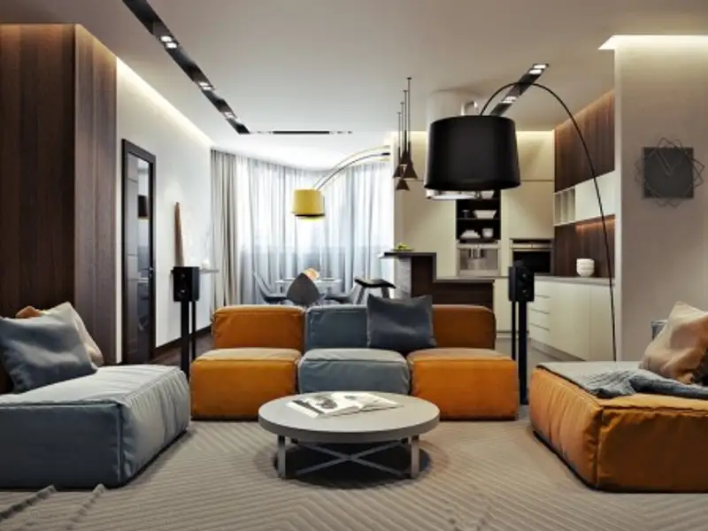 Livinguri de vis cu texturi si motive creative