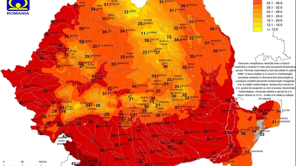 Ziua extremelor meteo în București: cod roșu de caniculă, urmat de furtuni violente