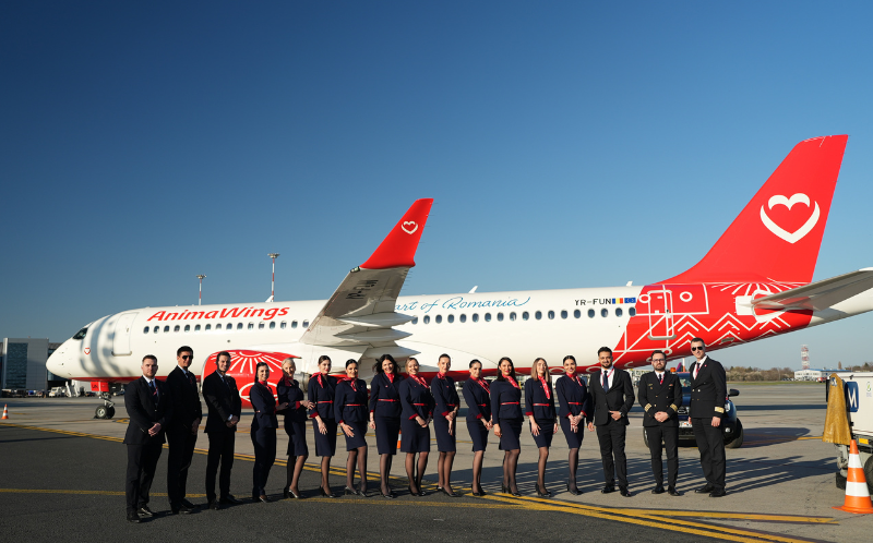 Premieră la Aeroportul Cluj: Zboruri directe către Frankfurt și Viena cu Animawings, din iulie 2026