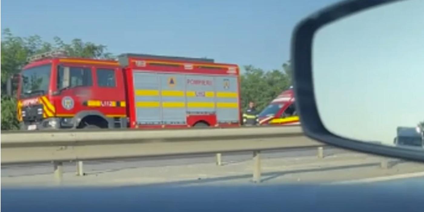 Un accident a avut loc pe Autostrada A1 în această dimineață, pe sensul Pitești – București