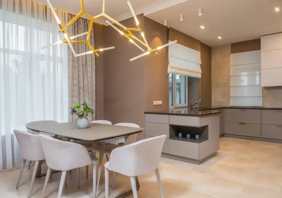 Lighting Solutions for Highlighting the Dining Area in the Kitchen