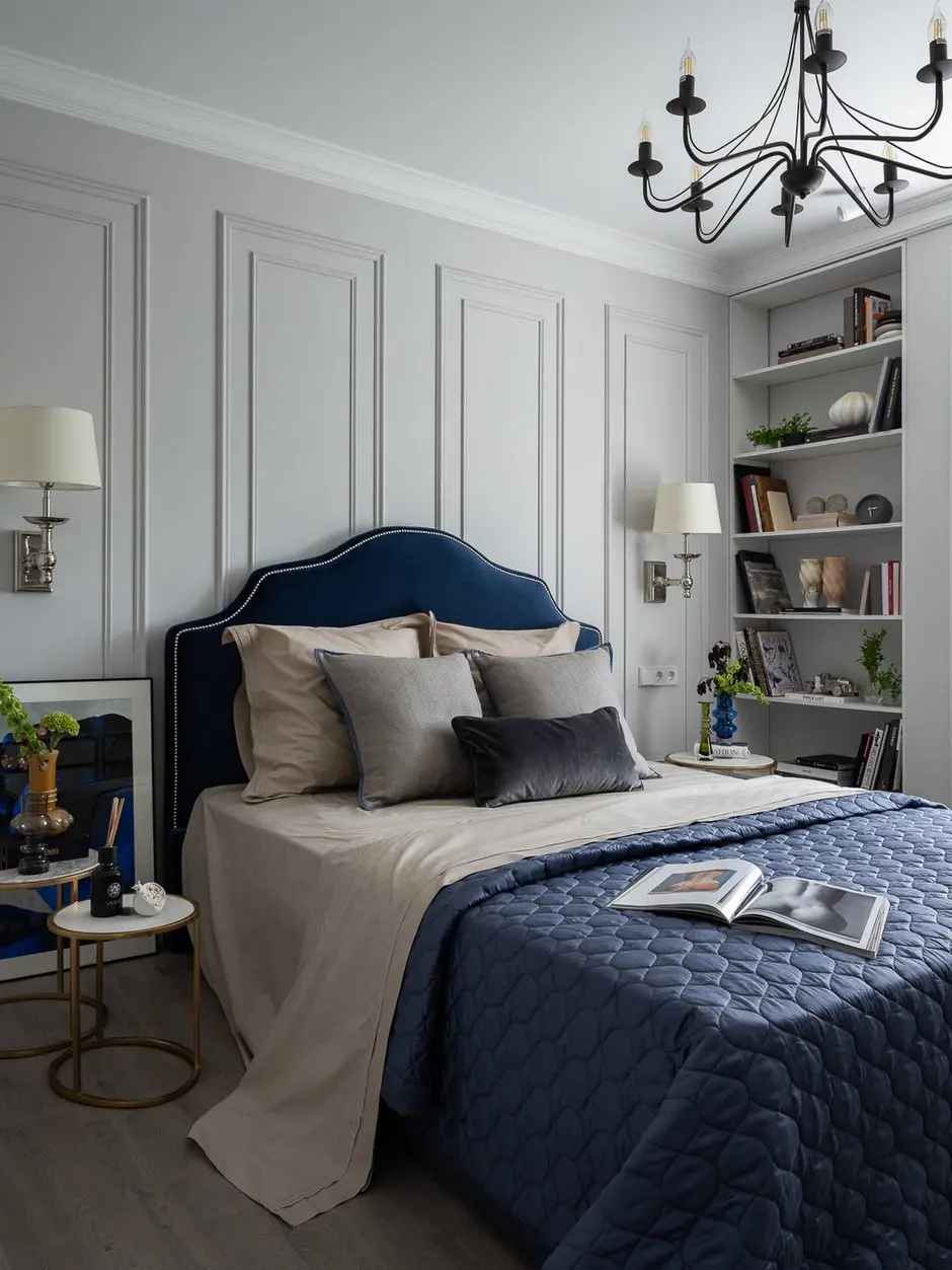 Apartament de 2 camere amenajat in stil parizian Influente decor clasic intr-o compartimentare moderna