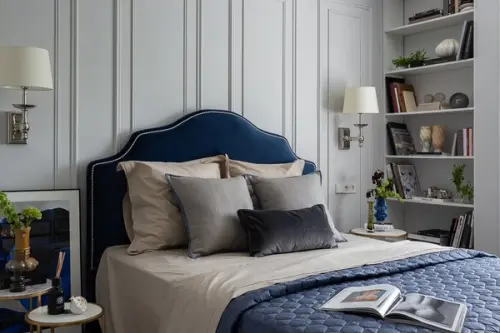 Apartament de 2 camere amenajat in stil parizian Influente decor clasic intr-o compartimentare moderna