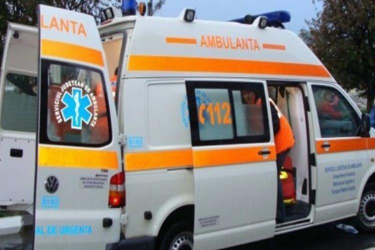 Accident rutier, ieri după-amiază, pe o trecere de pietoni din Turda