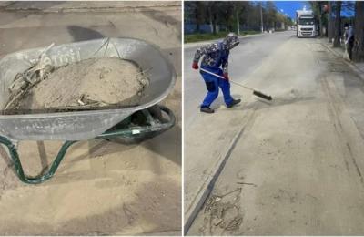 A început curățenia pe Bulevardul Prelungirea Timișoara din Sectorul 6