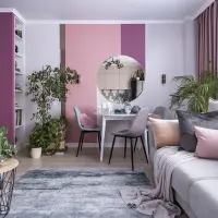Transformarea unei garsoniere intr-un apartament cu doua camere modern si pastelat