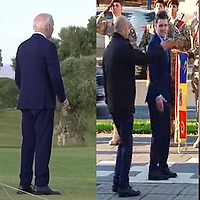 VIDEO | Scene de-a dreptul ireale cu Nicușor Dan în fața Gărzii de Onoare: Președintele României s-a comportat ca un Joe Biden confuz și alienat
