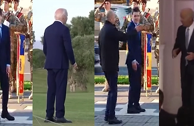 VIDEO | Scene de-a dreptul ireale cu Nicușor Dan în fața Gărzii de Onoare: Președintele României s-a comportat ca un Joe Biden confuz și alienat