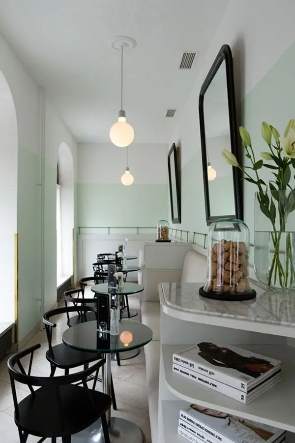 Amenajari alb negru pentru case spatioase