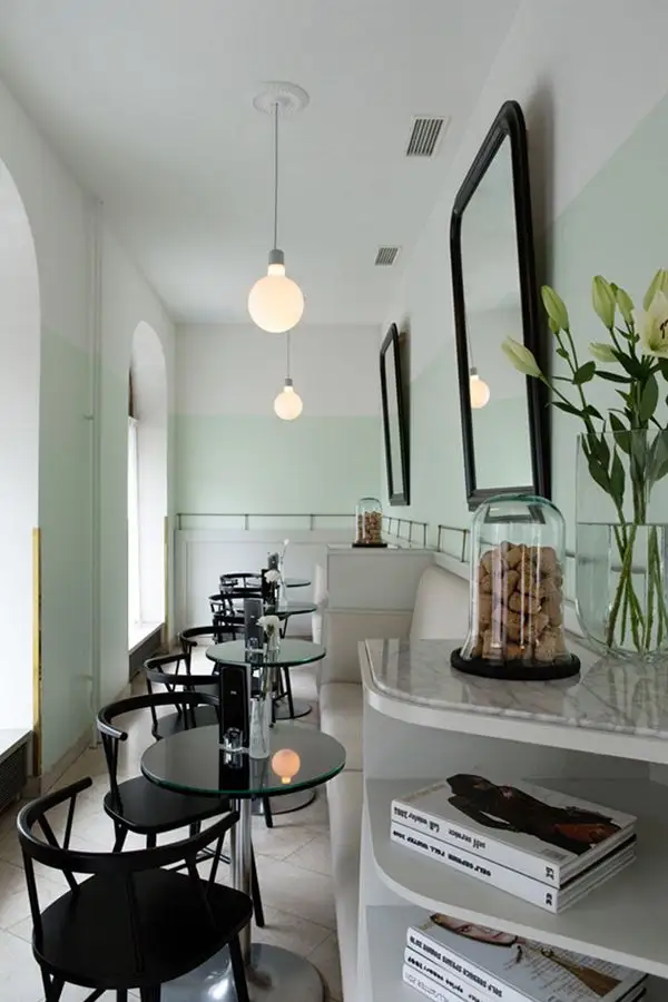 Amenajari alb negru pentru case spatioase