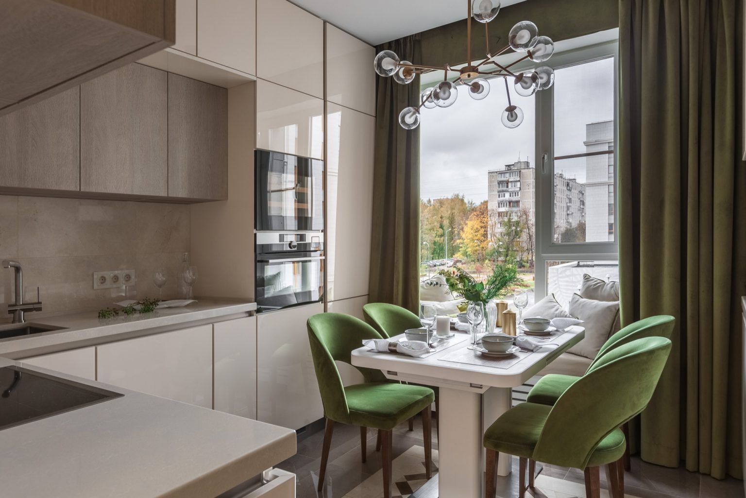 Inspiratie din natura  Amenajare moderna apartament 90mp