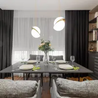 Fototapetul: laitmotiv in amenajarea unui apartament modern de 3 camere