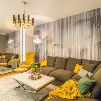 Apartament luminos de 3 camere Stil contemporan cu accente scandinave