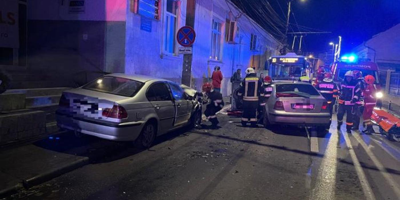 Un accident de circulație a avut loc în această dimineață pe strada Paris din Cluj-Napoca