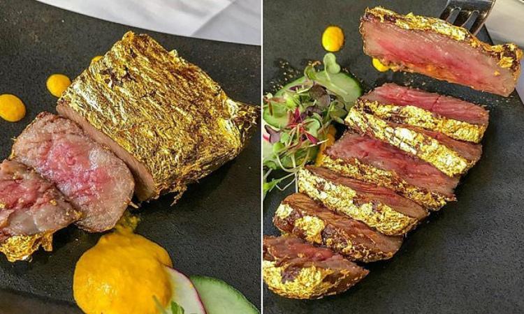 Restaurantul unui politician din Cluj le ”fură” ochii clujenilor cu foițe de imitație din aur sau de 24 de karate