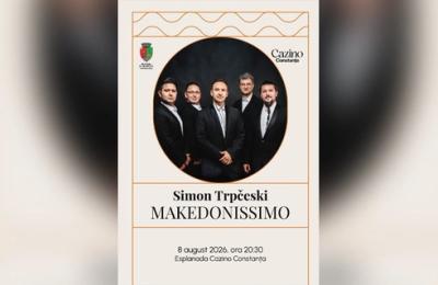 Ritmurile Macedoniei întâlnesc Marea Neagră: Virtuozul Simon Trpčeski aduce spectacolul „Makedonissimo” pe faleza Cazinoului din Constanța