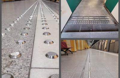 Metrorex anunţă că în 16 staţii de metrou au fost făcute lucrări de accesibilizare a staţiilor pentru persoanele cu deficienţe de vedere / Continuă lucrările în alte 10 staţii