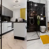 Amenajare glam cu accente industriale