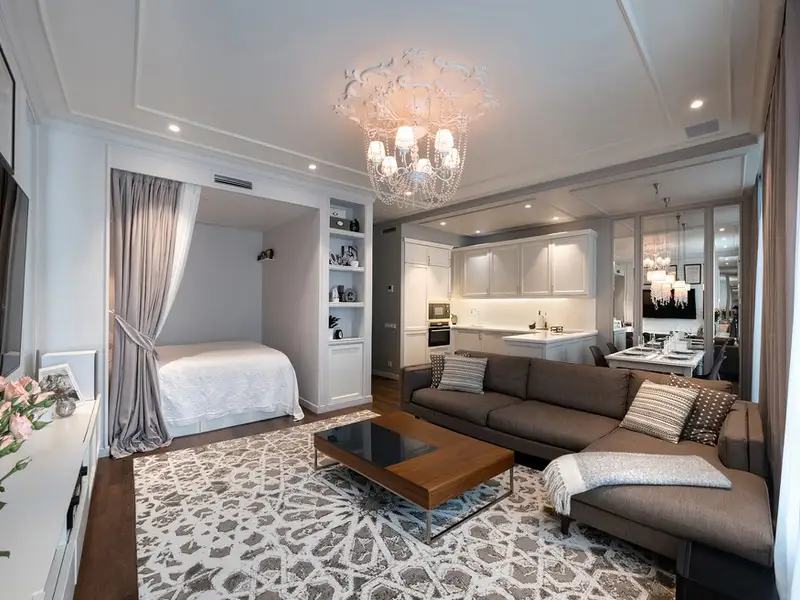 Stil clasic cu accente moderne in amenajarea unui apartament de 67 mp pentru o familie cu 2 copii