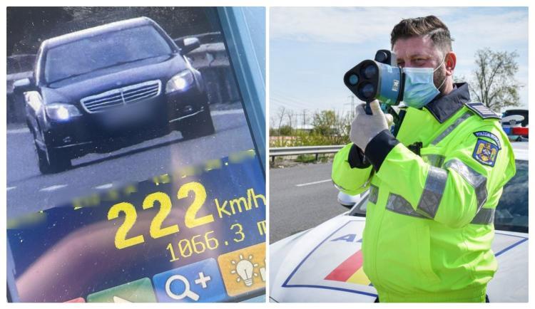 În perioada 8-10 martie, vitezomanii au fost amendați de oamenii legii pe Autostrada Transilvania
