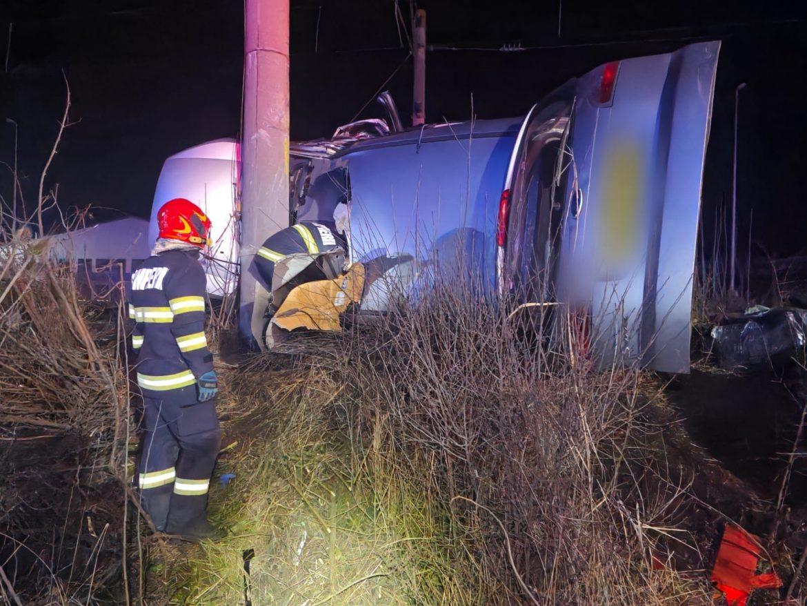 Accident rutier în localitatea Jucu Herghelie. Un bărbat a murit, altul a ajuns la spital