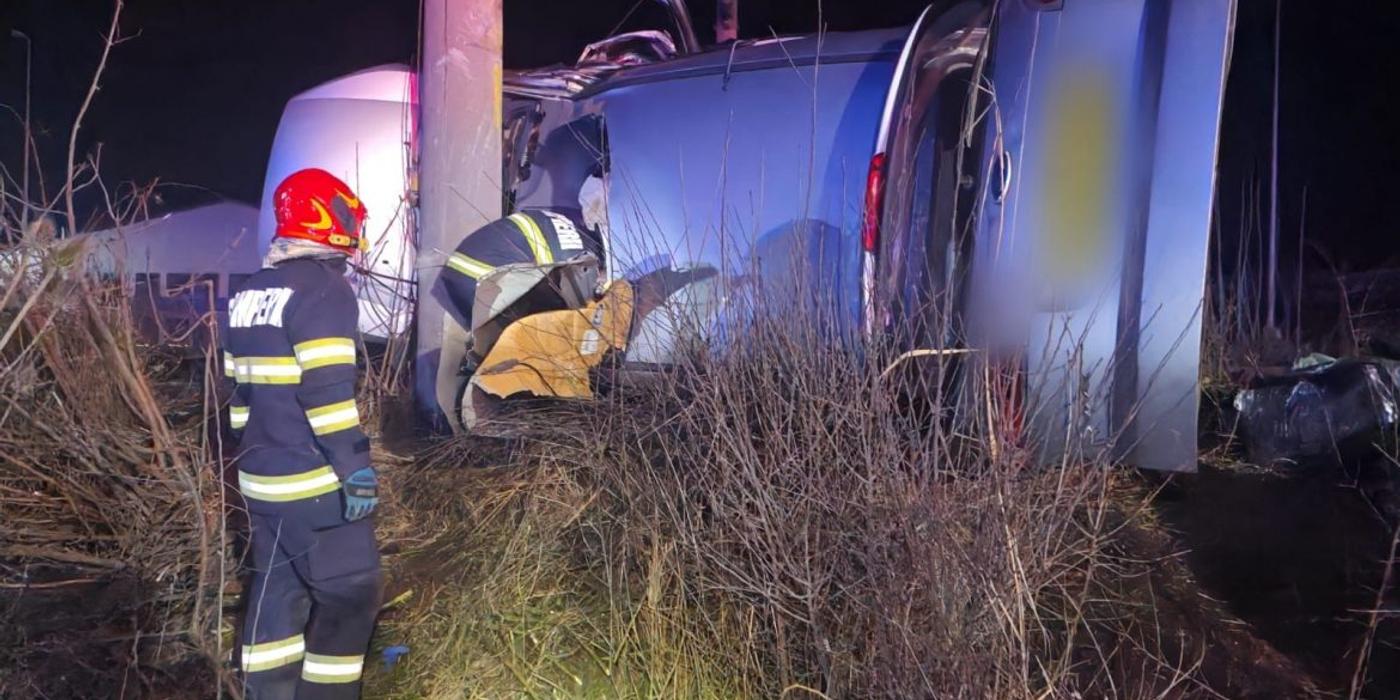 Accident rutier în localitatea Jucu Herghelie. Un bărbat a murit, altul a ajuns la spital