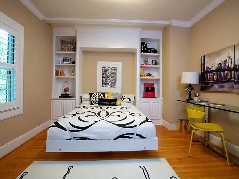 Birou integrat in dormitor – un stil multifunctional creativ