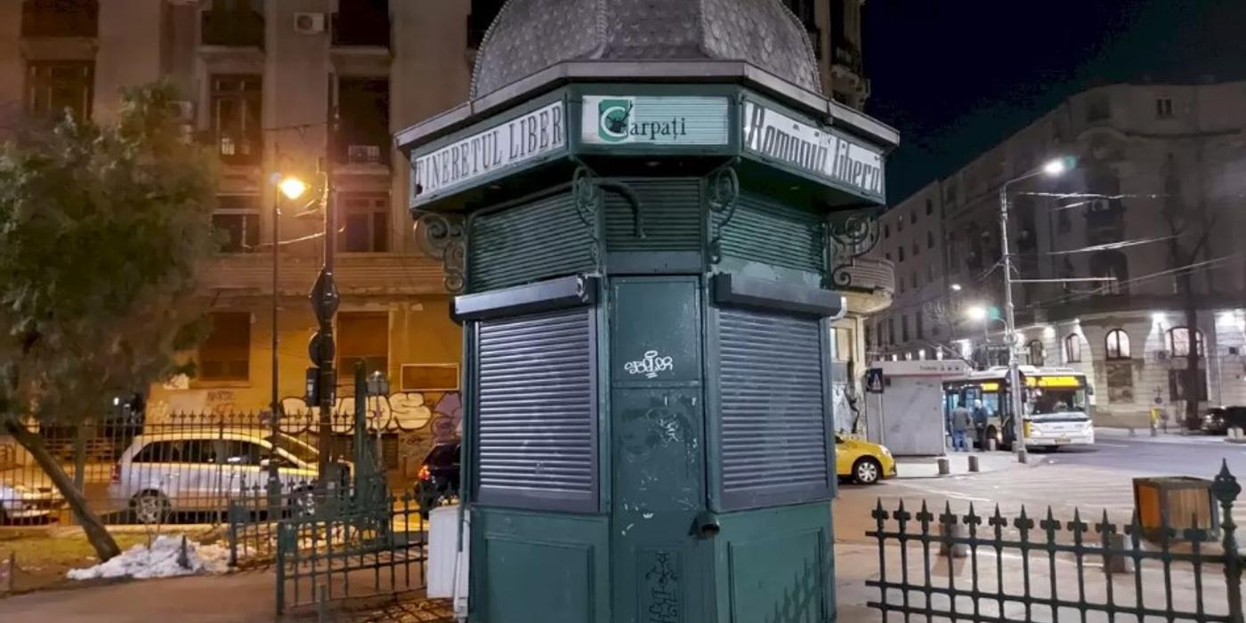 Vechiul chioșc din Parcul Cișmigiu este în paragină