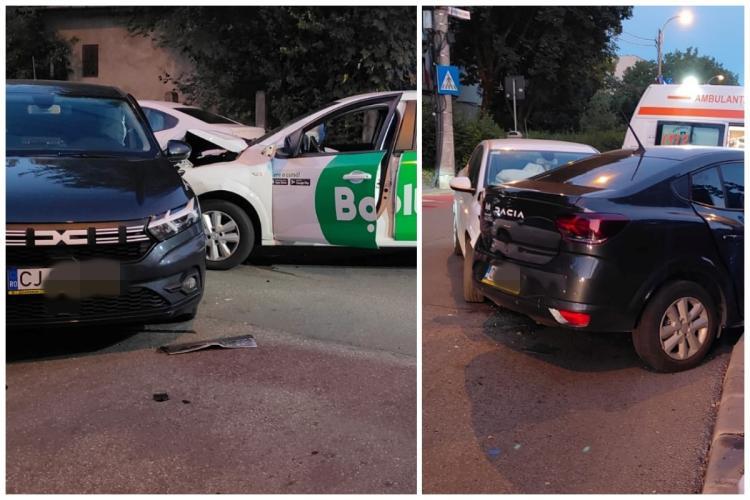 Accident rutier, luni dimineața, la intersecția străzilor Zorilor și Viilor din cartierul clujean Zorilor