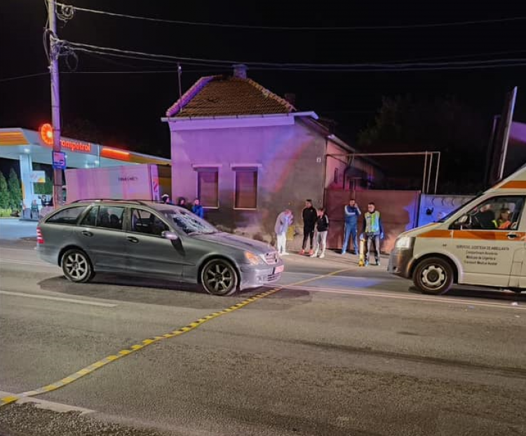 Un accident de circulație s-a produs luni seara pe strada Corneliu Coposu din Cluj-Napoca