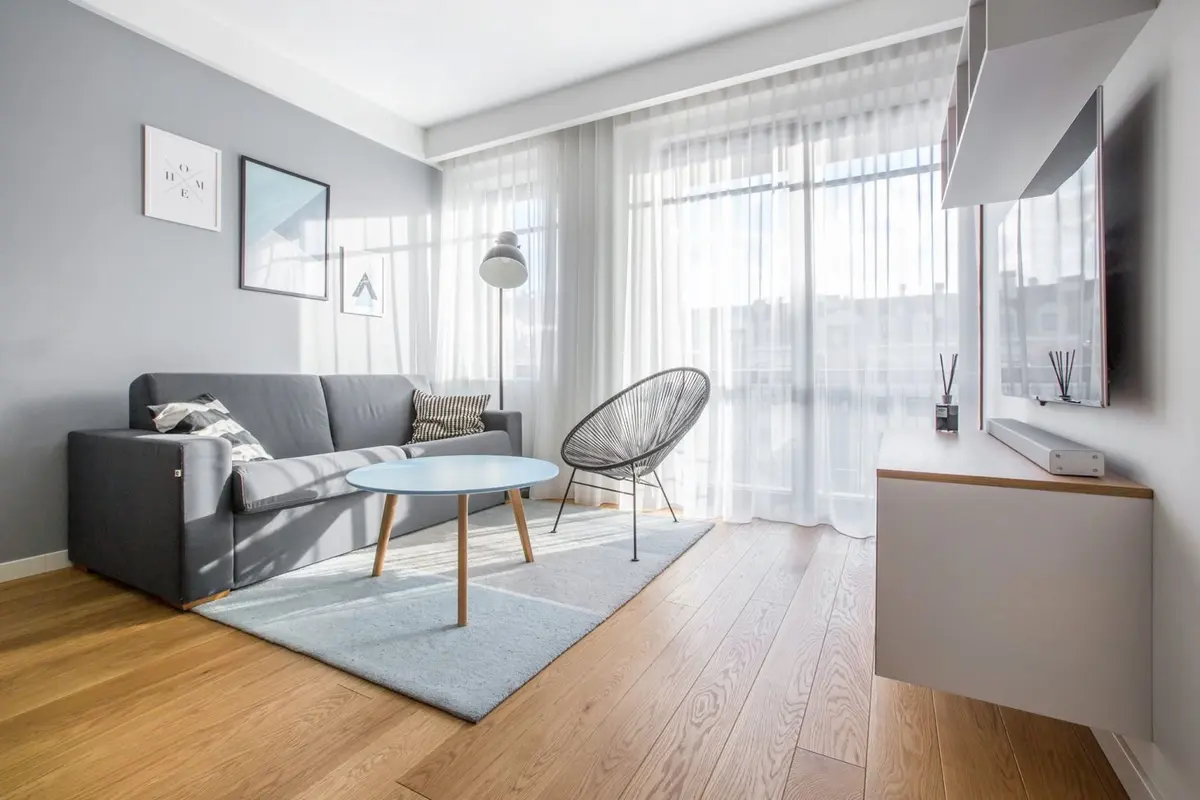 Apartament de 39 metri patrati amenajat pentru un cuplu tanar