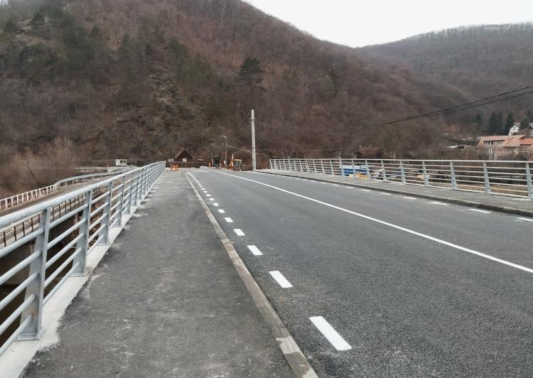CJC a finalizat construirea noului pod din localitatea Someșu Rece situat pe drumul județean DJ 107P