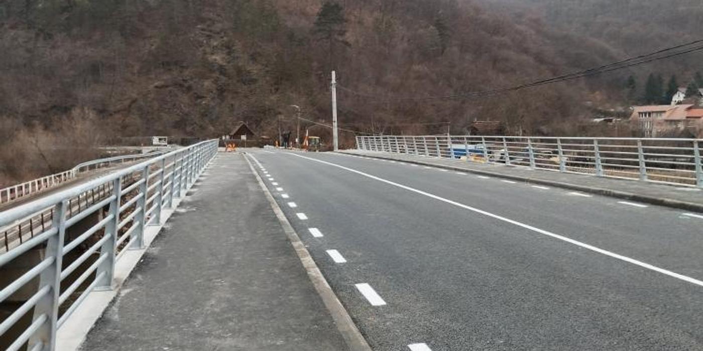 CJC a finalizat construirea noului pod din localitatea Someșu Rece situat pe drumul județean DJ 107P