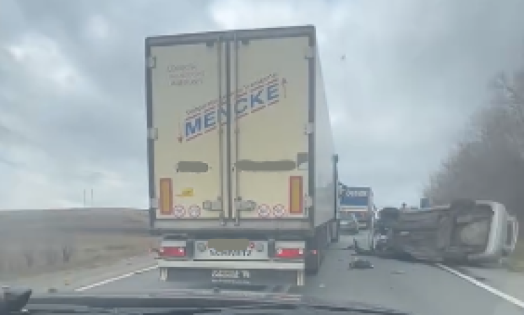 Accident de circulație, luni, pe raza localității Păniceni, comuna Căpușu Mare