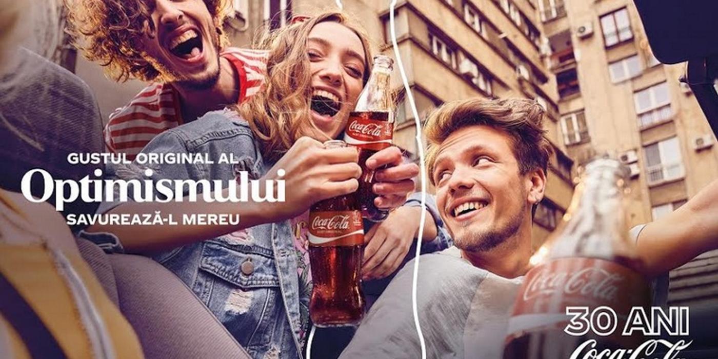 Aniversare specială: Coca-Cola sărbătorește 30 de ani de optimism pe piața locală