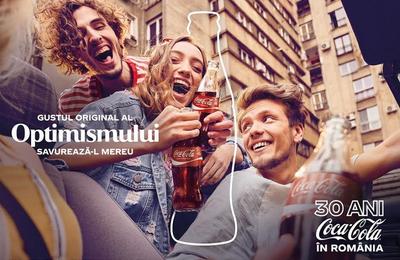 Aniversare specială: Coca-Cola sărbătorește 30 de ani de optimism pe piața locală
