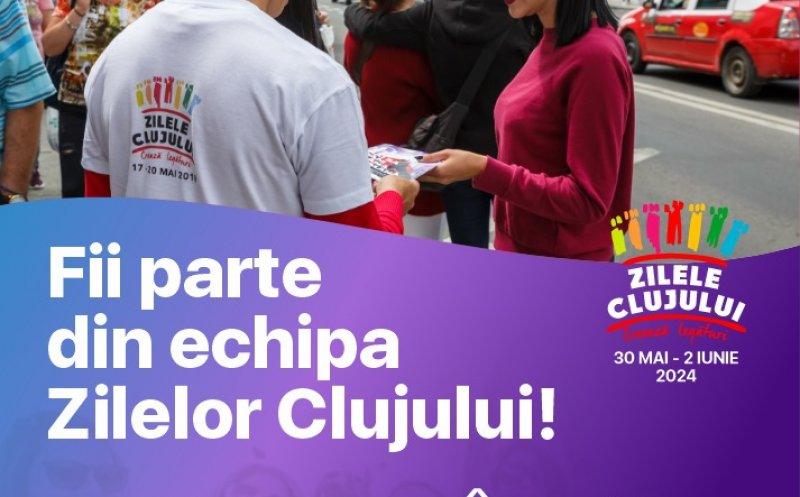 Perioada de înscriere a voluntarilor pentru Zilele Clujului, prelungită până pe 29 aprilie