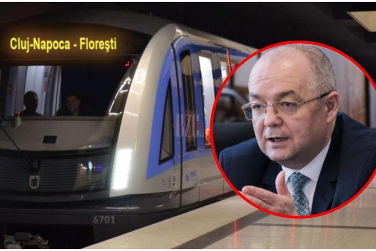 Anul viitor vor începe lucrările la metroul Clujului, a anunțat Emil Boc, primarul municipiului Cluj-Napoca
