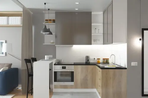 Proiect de amenajare pentru un apartament de 27 metri patrati