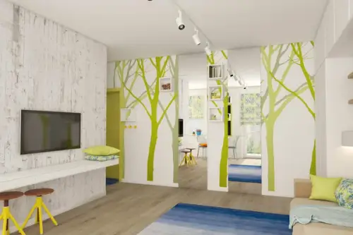 Un design spatios si luminos pentru un apartament mic