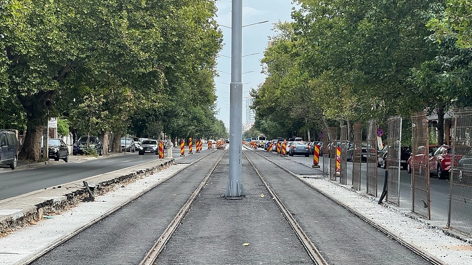 Start-ul lucrărilor: modernizare integrală a liniilor de tramvai pe Bd. Chișinău