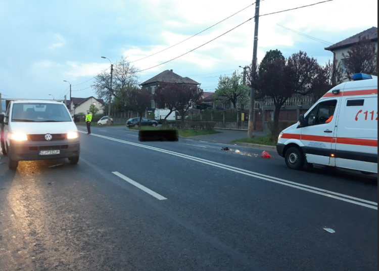 Accident rutier, în această dimineață, pe raza localității Copăceni, din județul Cluj
