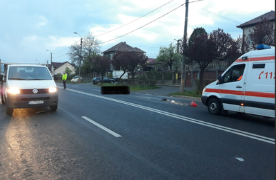 Accident rutier, în această dimineață, pe raza localității Copăceni, din județul Cluj