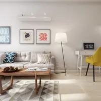 Apartament de 60 mp inspiratie retro intr-un decor contemporan