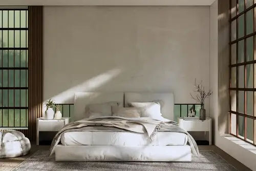 Alegerea texturilor pentru un dormitor minimalist