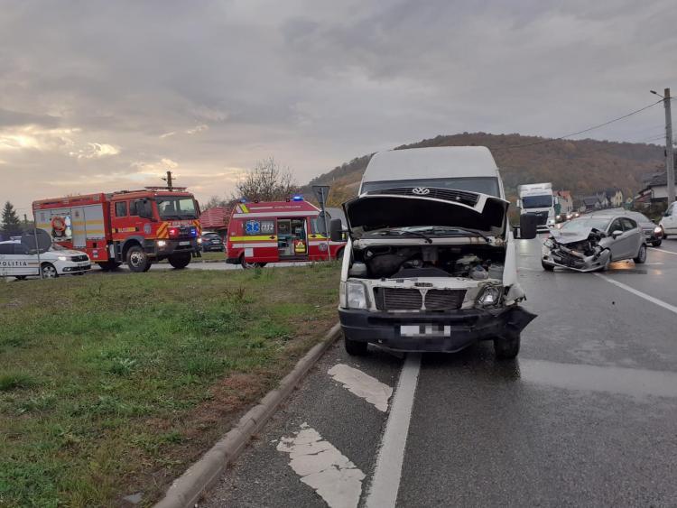 Accident rutier, în această dimineață, pe raza localității Bunești